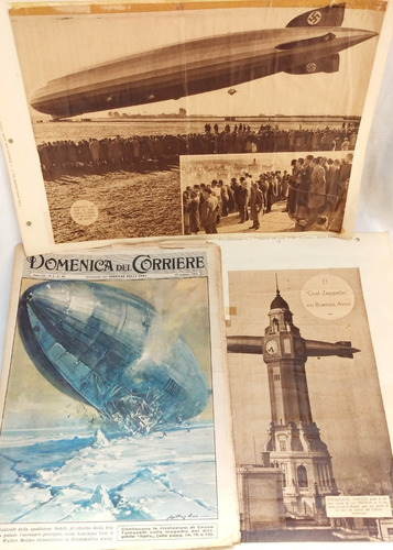 Dirigible Graf Zeppelin Tragedia Nobile - Domenica Corriere