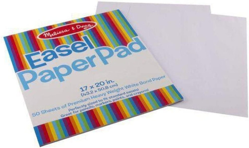 Papel Para Caballete, 50 Hojas 43 X 51 Cm Melissa & Doug