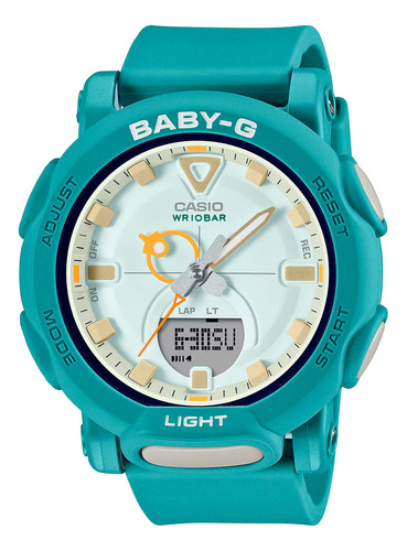 Reloj Baby-g Bga-310rp-3a Resina Mujer Verde