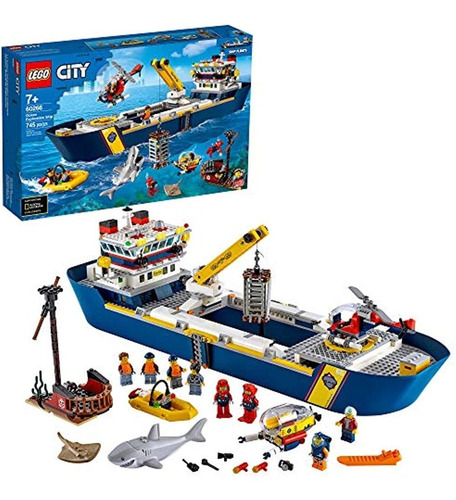 Barco De Exploracion Oceanica De La Ciudad De Lego 60266