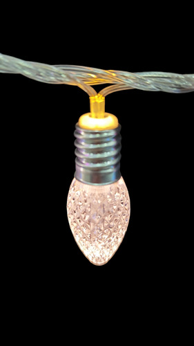 Serie Luces Navideña 5m 20 Focos Cono De Pino Multicolor