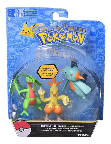 Pokemon Action X 3 Figuras Tomy Lny T18524 Loonytoys