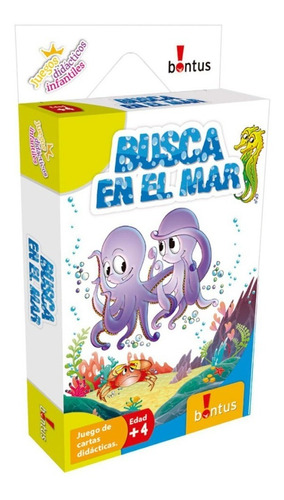 Juego De Mesa Bontus Cartas Infantil Busca En El Mar