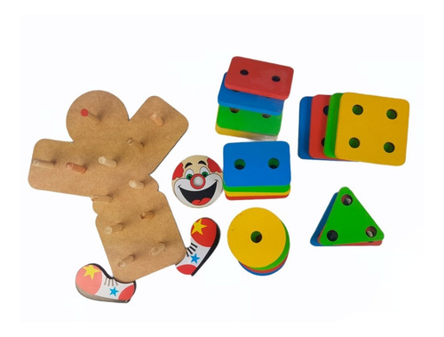 Imagem 2 de 4 de Prancha De Seleção - Palhacinho Brinquedo Educativo