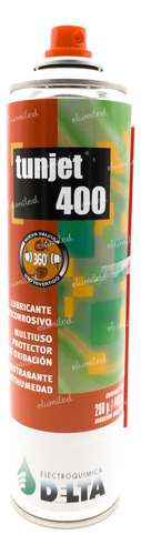 Tunjet 400 Limpia Contactos Lubricante 290g Delta