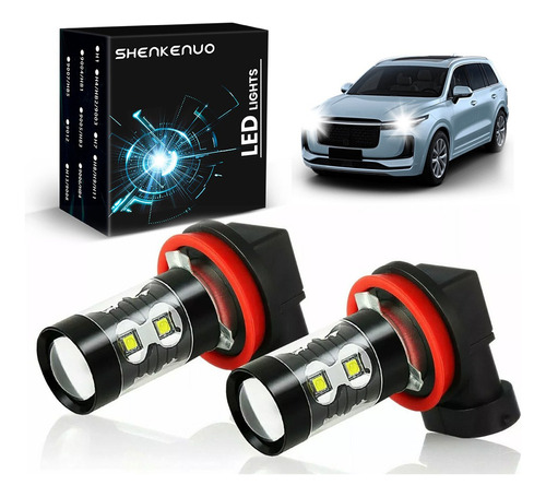 Luz Antiniebla Led H11 Para Chevy Camaro Spark Malibu Sonic