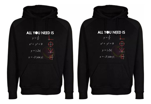 Sudaderas Para Parejas Novios Matematicas Maestros M18 2pzas