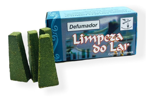 1 Caixa C/ 20 Tabletes Defumador Natureza Espiritual Umbanda Fragrância Limpeza Do Lar