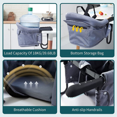 Silla De Comer Asiento Plegable Para Niños Exterior Y Hogar