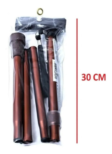Imagen 4 de 9 de Baston Plegable De Aluminio Importado Con Estuche