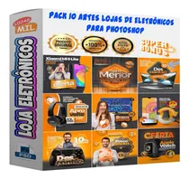 Comprar Pack 10 Artes Para Loja De Eletrônicos Editáveis Psd + Png