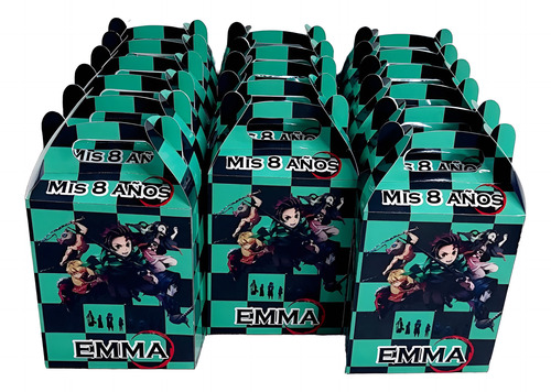 10 Cajas Mc Donald Personalizado Nezuco