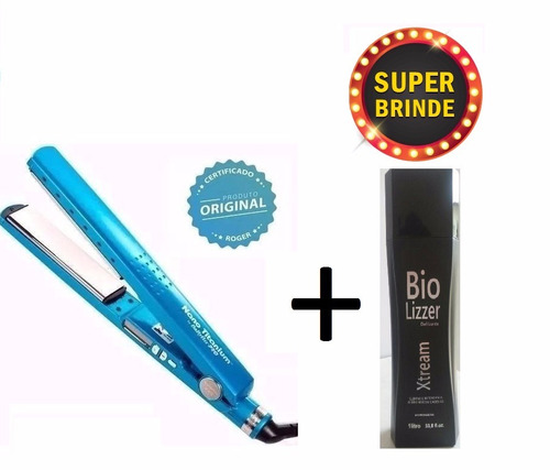 Kit Chapinha Prancha Nano Titanium Babyliss + Progressiva