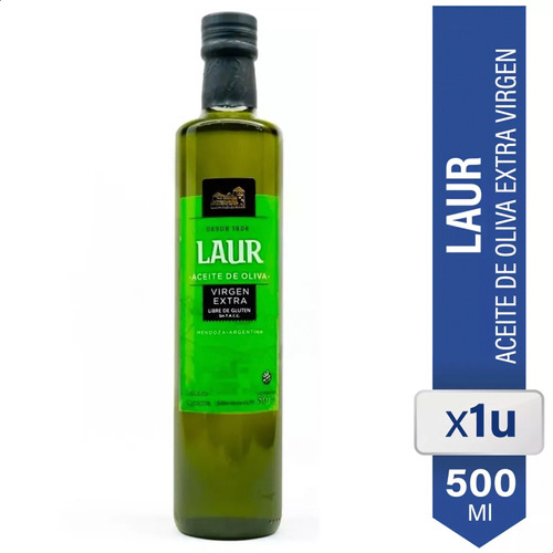 Aceite De Oliva Extra Virgen Laur 500ml Premium