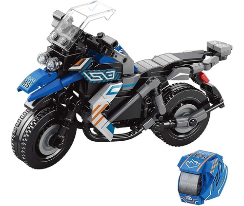 Moto Turismo Lego Ficha Encajable Yamaha Bmw Regalo Navidad