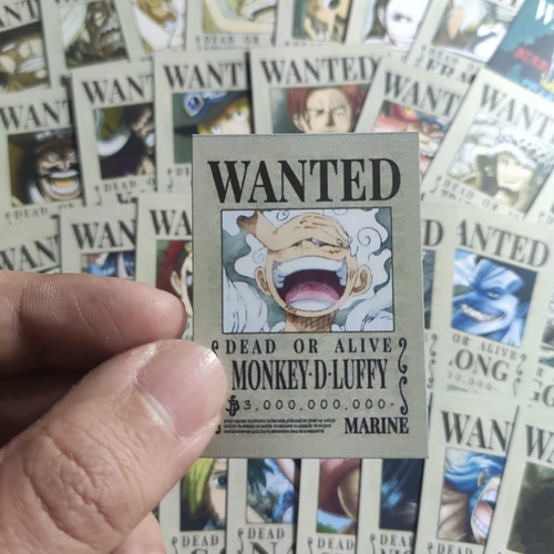 Imagen 3 de 5 de Imanes Wanted Mugiwara X 39 One Piece Super Combo - Animeras