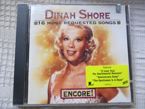 Dinah Shore - 16 Most Requested Songs (legacy / Columbia)
