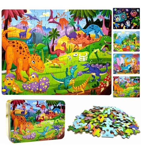 Rompecabezas para niños de sale dinosaurios