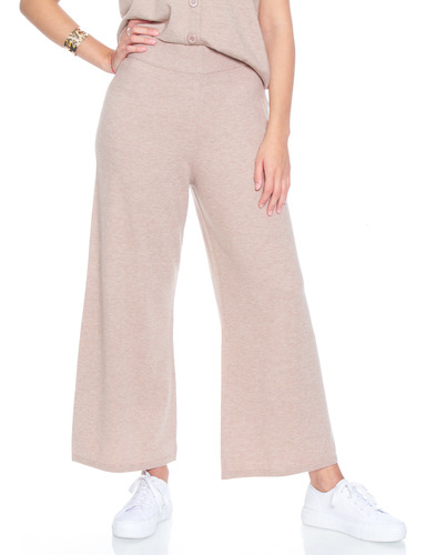 Conjunto Wados Chaleco Y Pantalon Wideleg Tiro Alto