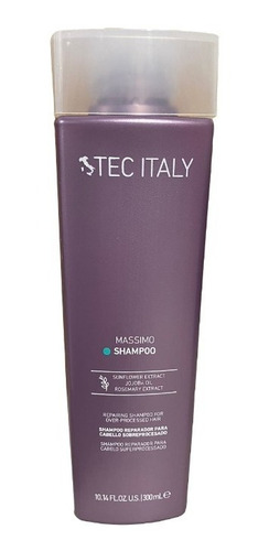 Massimo Shampoo 300 Ml Reconstructor Para Cabello Tec Italy