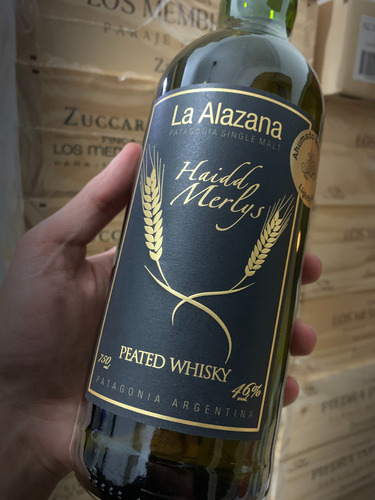 Whisky La Alazana Haidd Merlys Peated Single Malt 750ml