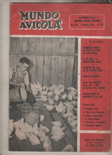 Antigua Revista ** Mundo Avicola ** Año 1960