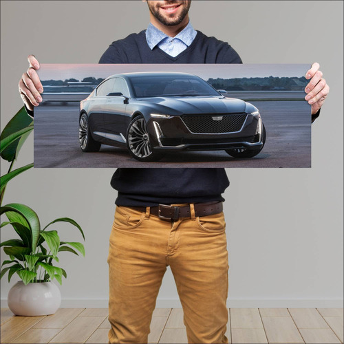 Cuadro 30x80cm Auto 2016 Cadillac Escala Concept 49