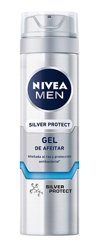 Gel Para Afeitar Nivea Men Silver Protect 200 Ml