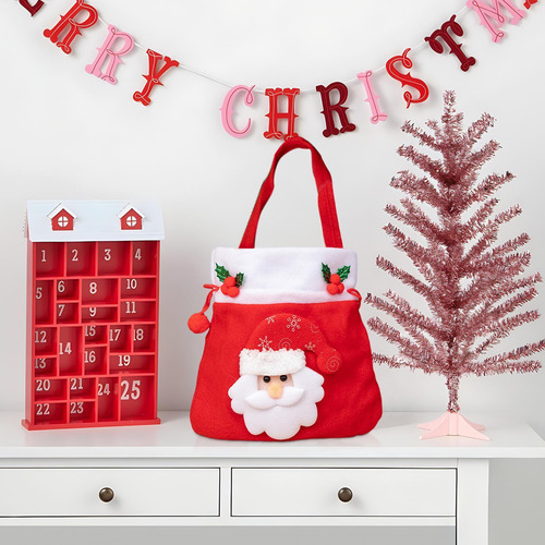 Bolsa Con Cordón De Navidad Bolsa De Dulces Con Cordón De Na
