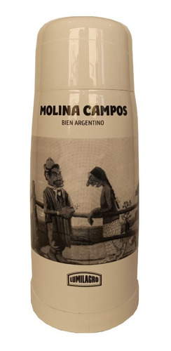 Termo Molina Campos Lumilagro Mod. Tango Ampolla De Vidrio