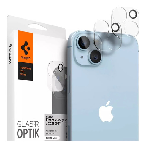 Blindado Spigen Camara Glastr Optik Clear Para iPhone 2 Unid