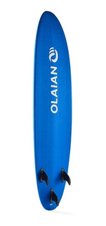 Benkeg Tabla De Surf Azul Y Crema diseño Boomerang 170 X 46,8 X 8 Cm con Almohadilla De Tracción para Los Adultos Y Niños Tabla De Surf Casa