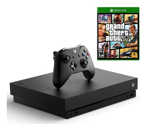 Microsoft Xbox One X 1tb Standard Color Negro (Reacondicionado)