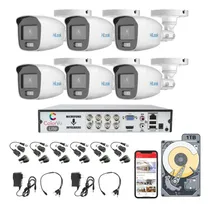 Comprar Kit Circuito Cerrado Hikvision Hilook Dvr 8 Canales 6 Camaras 1080p 2mp Full Hd Thc-b129-ps Colorvu Audio Integrado Video A Color Las 24\u002F7 Video Baluns + Disco Duro 1tb