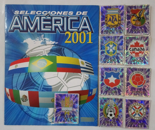 Álbum Selecciones De América 2001 - Colombia 2001 (panini)