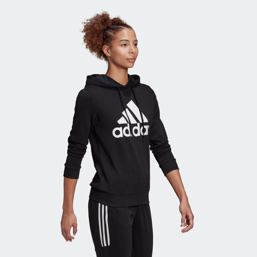 Imagen 7 de 9 de Buzo Con Capucha Essentials Logo Holgado adidas