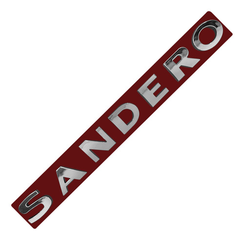 Emblema Sandero Porta Malas Sandero 2014 2015 2016 Cromado