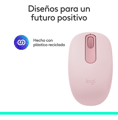 Mouse Inalámbrico Bluetooth Logitech M196 Rosa