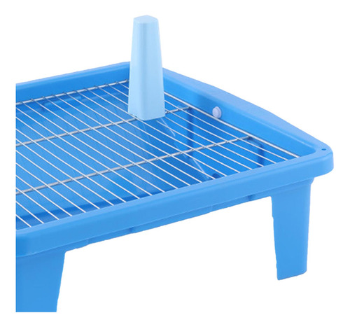 Toalete Do Treinamento Da Malha, Suporte Da Almofada Do Azul