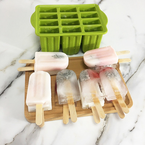 Molde Para Paletas Heladas, Cubitos De Hielo Reutilizables