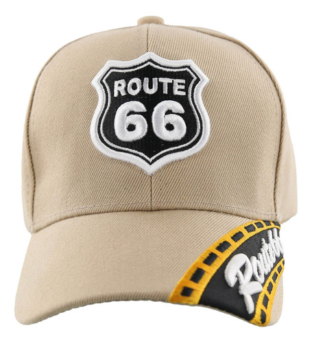 Gorra Route 66 Hat Tan - A Pedido_exkarg