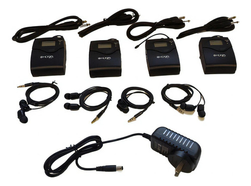 Sistema De Monitoreo In Ear Cuatro Canales Hugel
