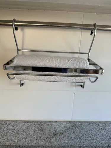 Accesorios Barra Cocina - Cubiertero Y Soporte/escurridor Plateado