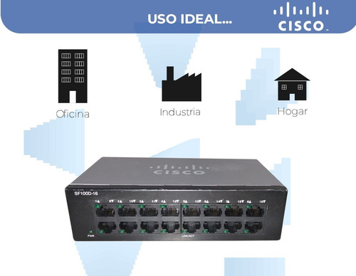 Switch Cisco Puertos Ethernet Internet Redes No Admistrado (Reacondicionado)