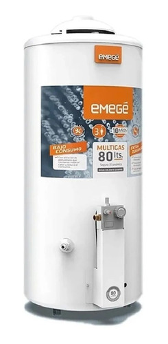 Termotanque Emege 80 Litros Carga Superior Multigas Ttq80em