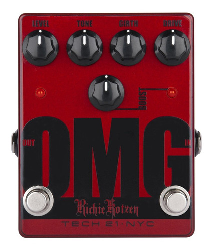 Tech21 Omg Richie Kotzen Overdrive Pedal Efecto Guitarra