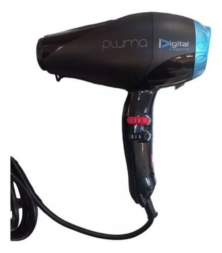 Secador Profesional Pluma Compact Digital 220v Gama Color Negro