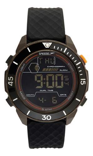 Relógio Speedo Masculino Digital Preto 15089g0evnv3