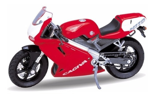 Moto Welly Colección Escala 1:18 Cagiva Mito 125