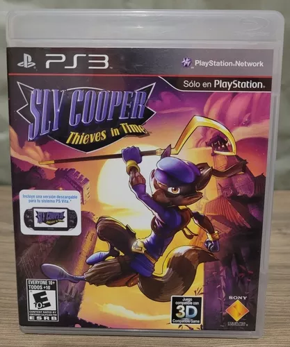 Sly Cooper Thieves In Time, Jogo Original Mídia Física Ps3